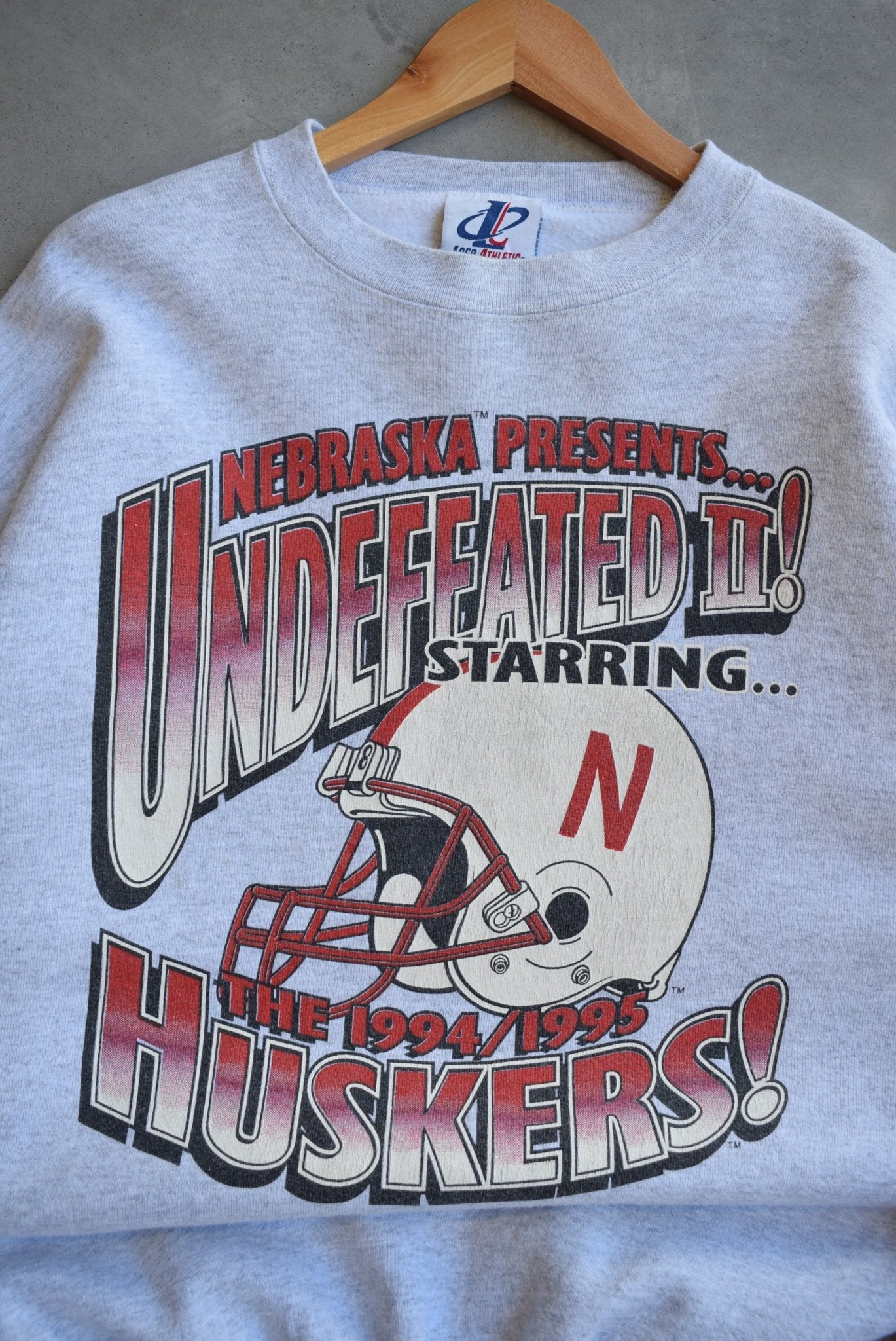 University of Nebraska Football Crewneck — 1995 (L) - Retrospective Store