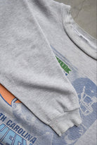 University of North Carolina Football Grey Graphic Crewneck — 1993 (M) - Retrospective Store