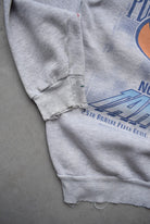 University of North Carolina Football Grey Graphic Crewneck — 1993 (M) - Retrospective Store