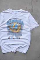 University of North Carolina White Graphic Tee — 2005 (L) - Retrospective Store