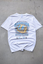 University of North Carolina White Graphic Tee — 2005 (L) - Retrospective Store