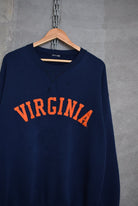 University of Virginia Embroidered Crewneck — 2000s (L) - Retrospective Store
