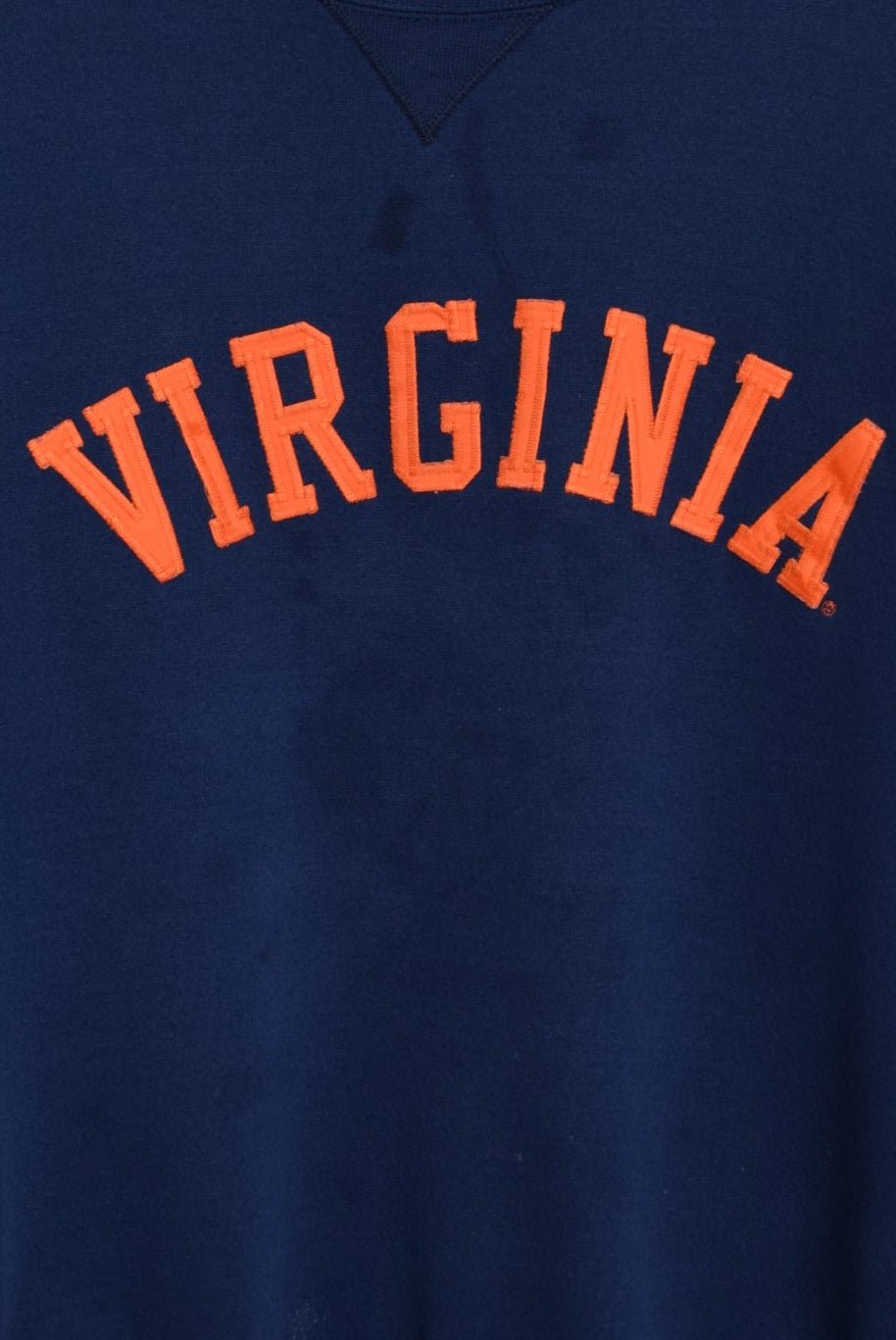 University of Virginia Embroidered Crewneck — 2000s (L) - Retrospective Store