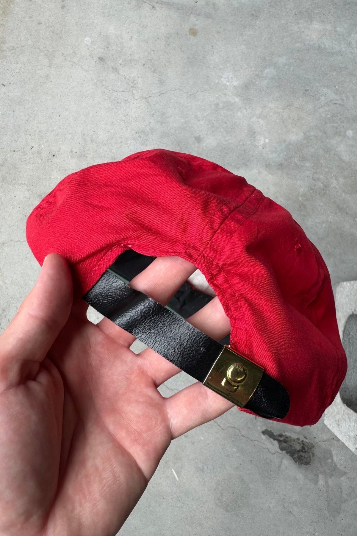 Vermont American Red Embroidered Hat — 1990s - Retrospective Store