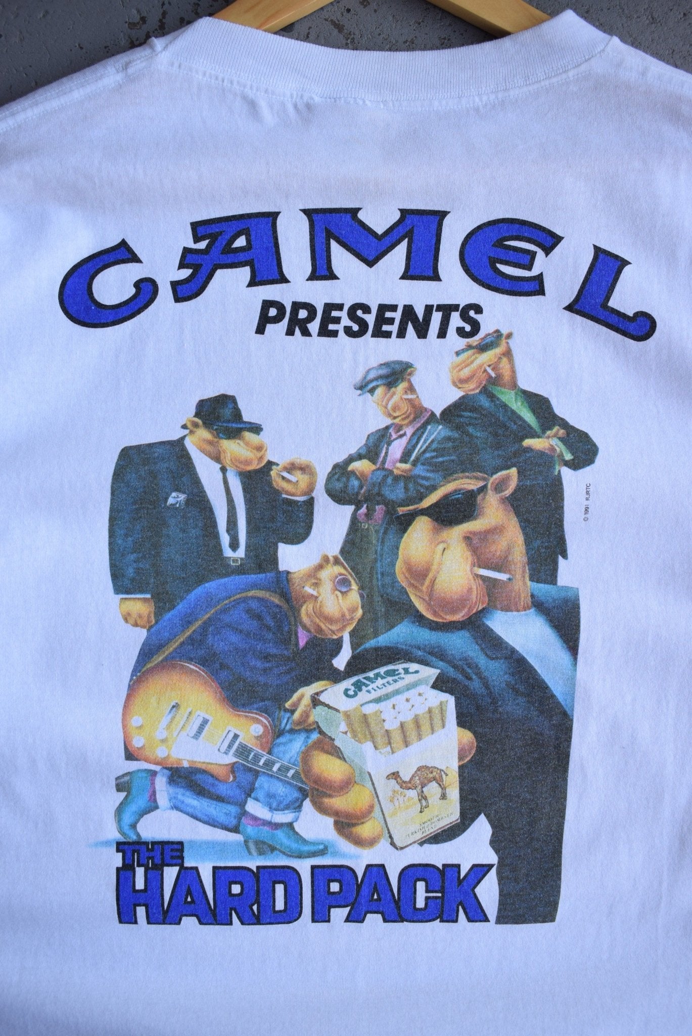 Vintage 1991 Camel Cigarettes 'The Hard Pack' Tee (XL) - Retrospective Store