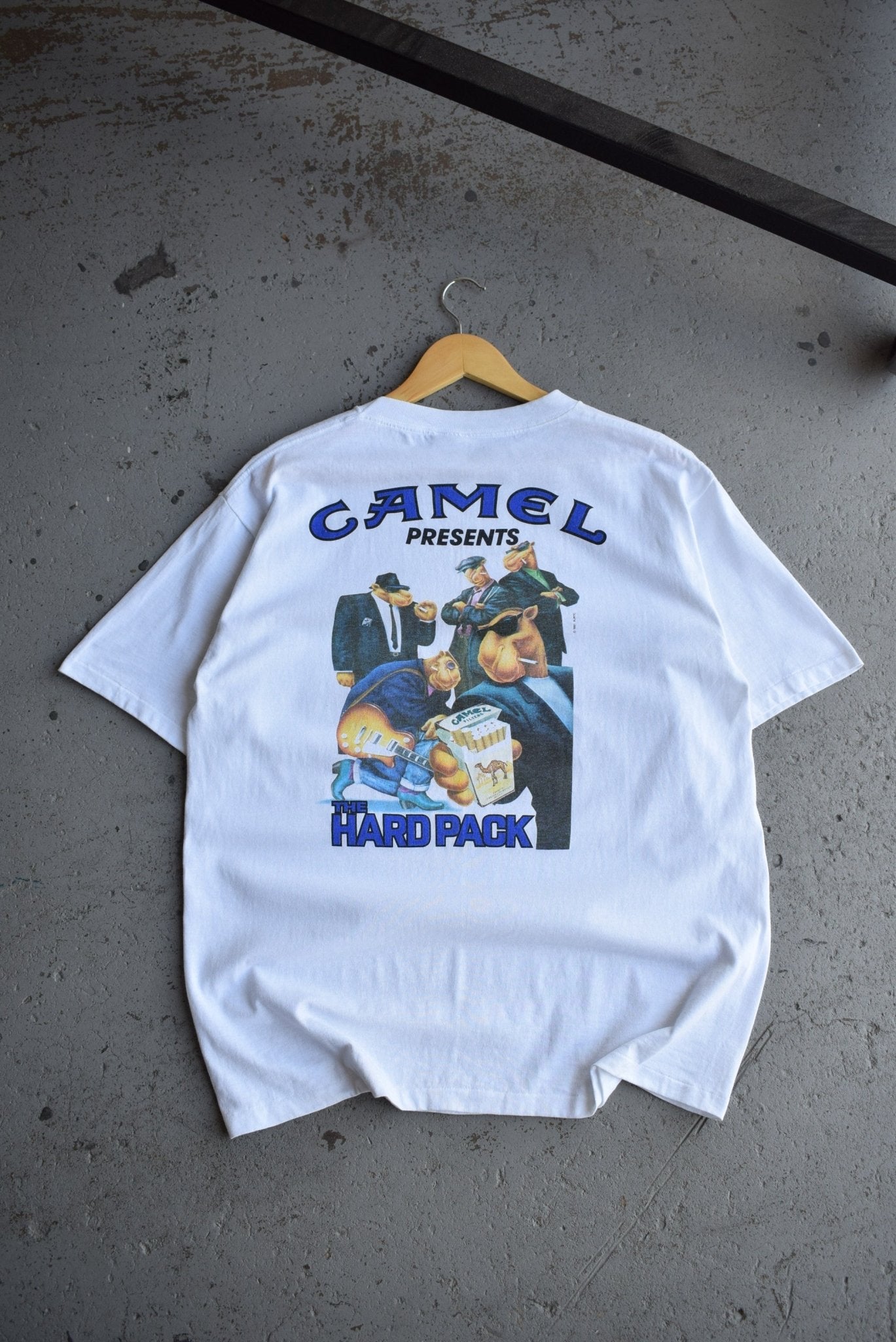 Vintage 1991 Camel Cigarettes 'The Hard Pack' Tee (XL) - Retrospective Store