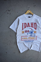 Vintage 1991 Idaho USA Football Down Under Bowl Australia Tee (S) - Retrospective Store