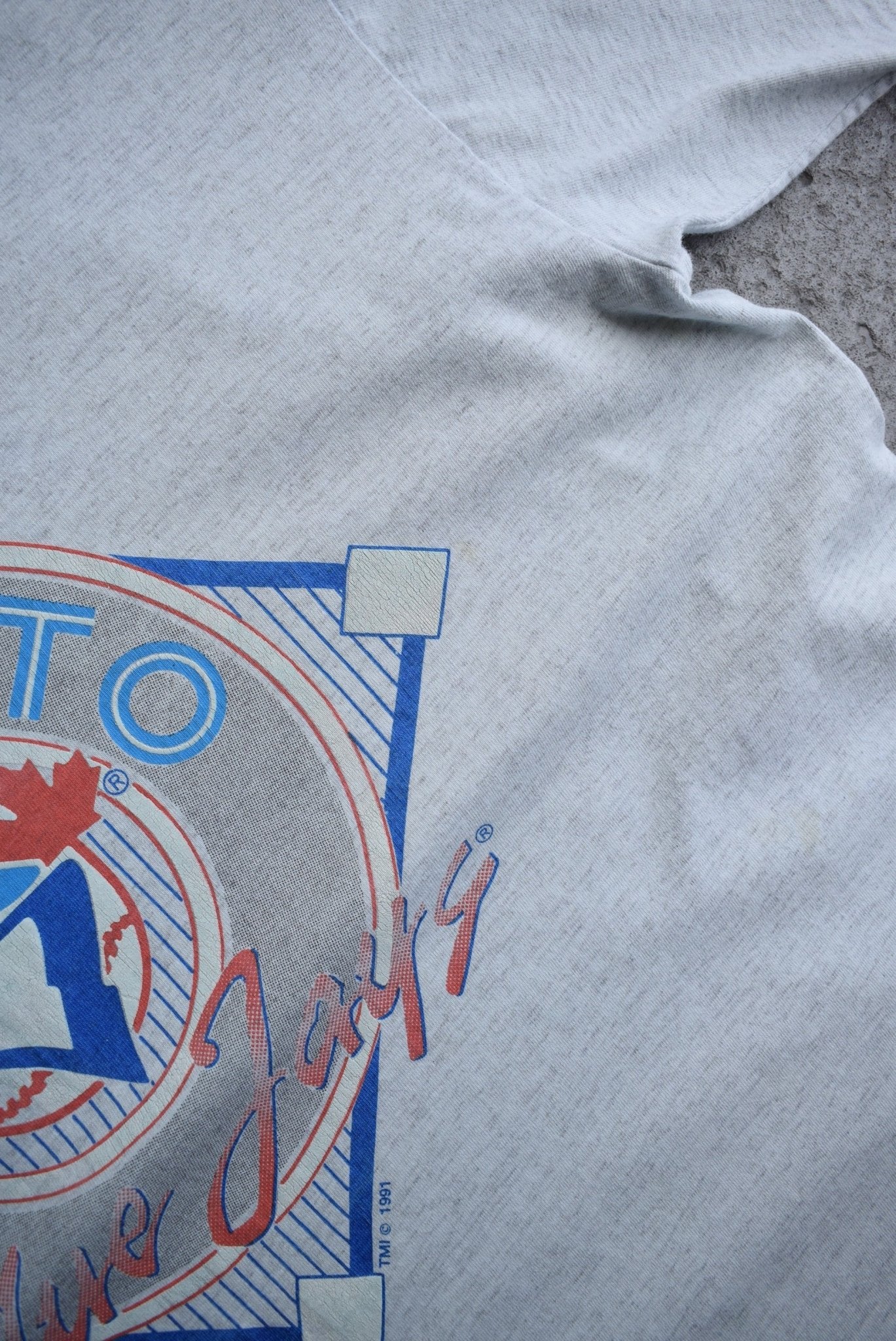 Vintage 1991 MLB Toronto Blue Jays Tee (XL/XXL) - Retrospective Store