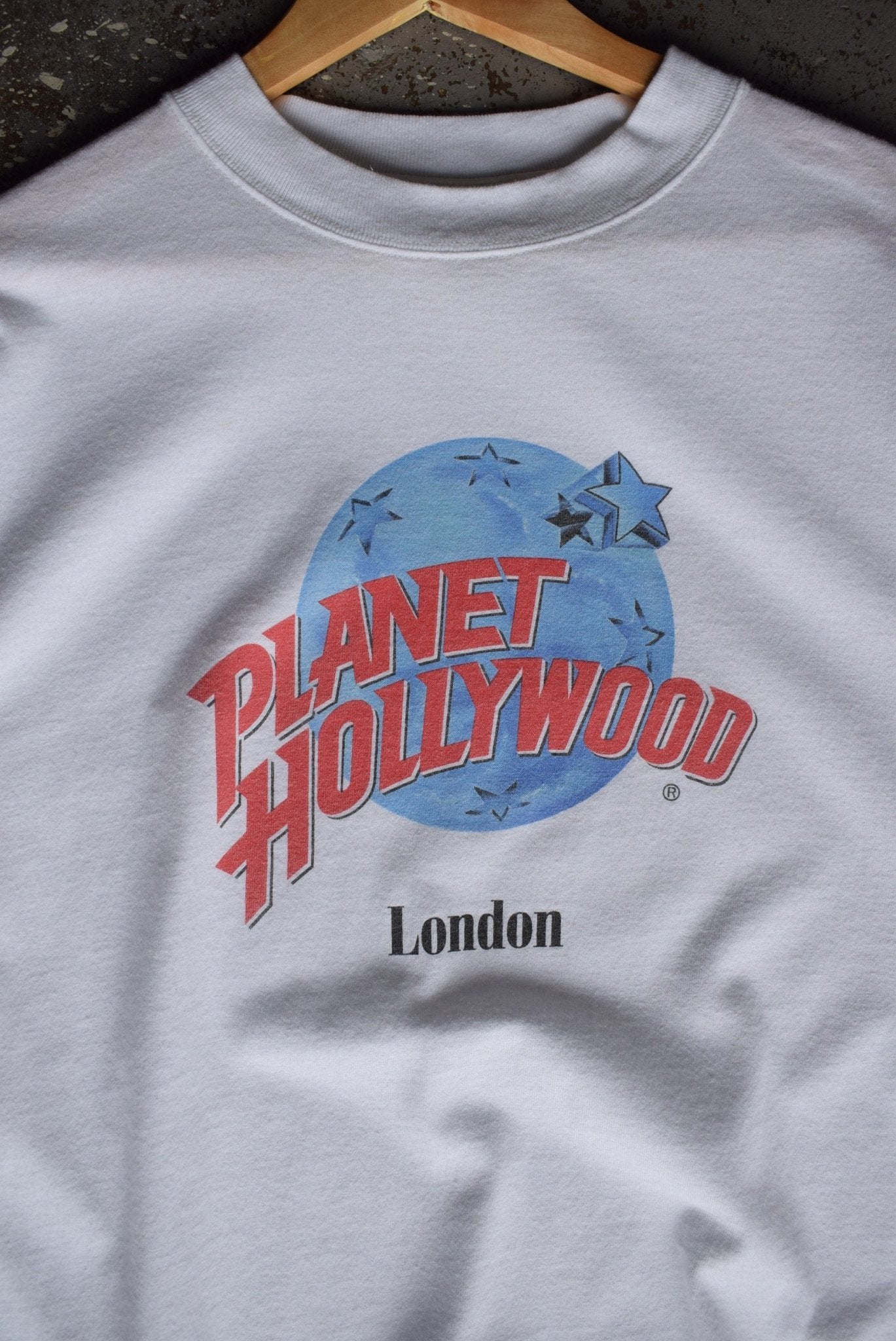Vintage 1991 Planet Hollywood London Tee (L/XL) - Retrospective Store