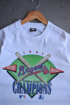 Vintage 1991 Starter x MLB Atlanta Braves Champions Tee (S) - Retrospective Store