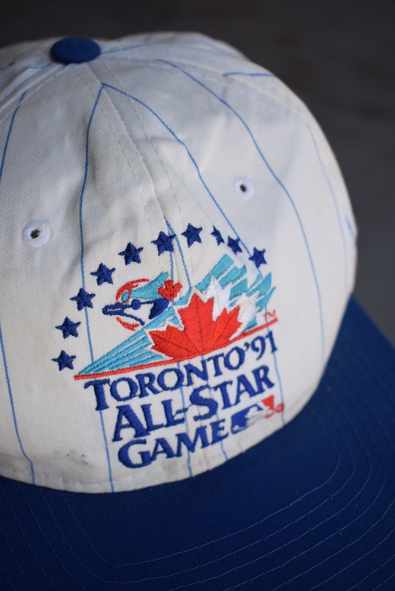 Vintage 1991 Starter x MLB Toronto Blue Jays Embroidered Hat - Retrospective Store