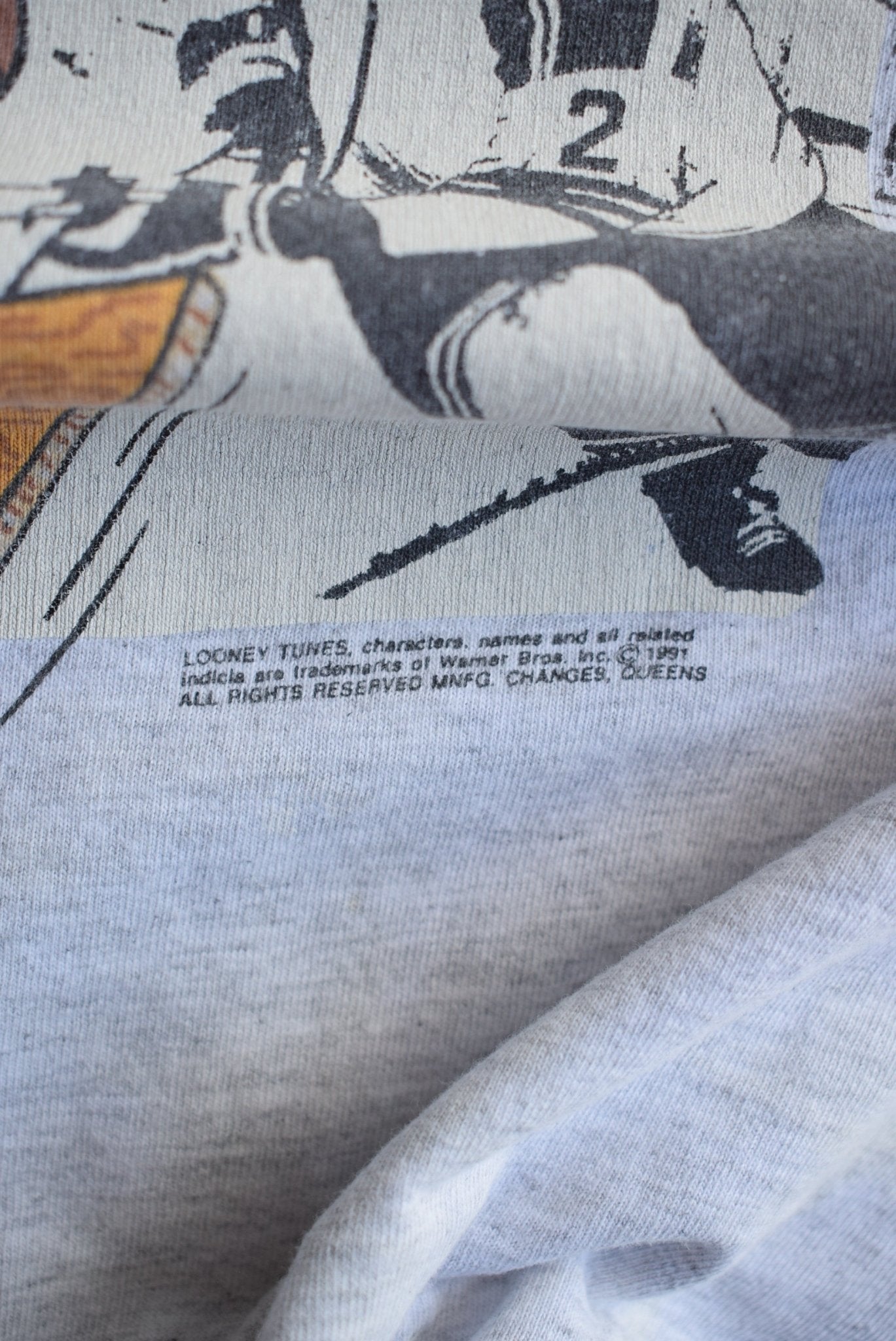 Vintage 1991 Warner Bros. x NHL New York Rangers Tee (XL) - Retrospective Store