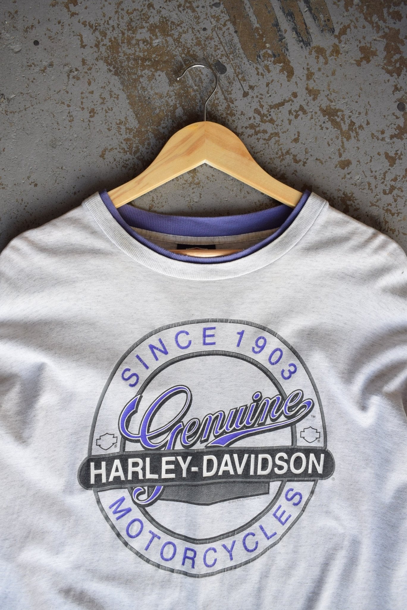 Vintage 1992 Harley Davidson Motorcycles Tee (XXL) - Retrospective Store