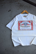Vintage 1993 Budweiser 'King of Beers' Tee (XL) - Retrospective Store