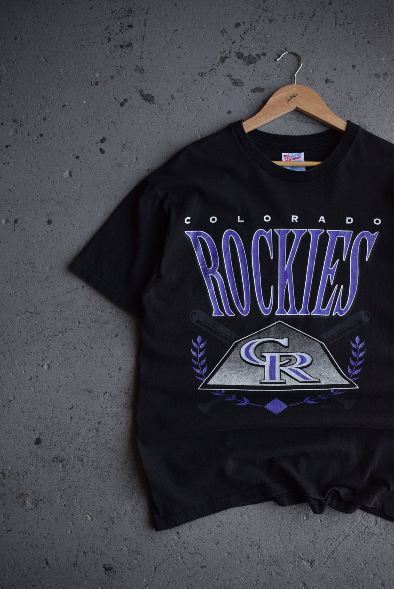 Vintage 1993 MLB Colorado Rockies Tee (L) - Retrospective Store