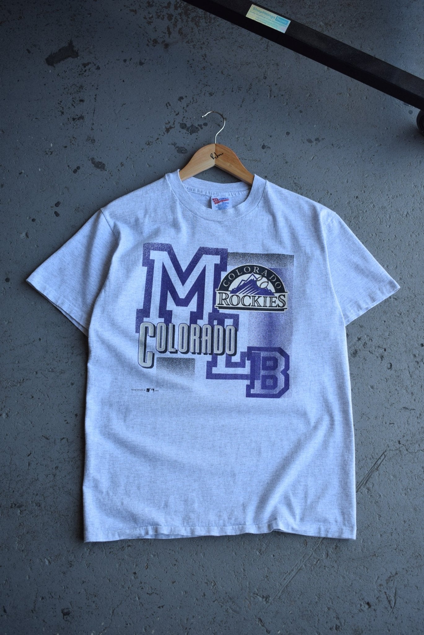 Vintage 1993 MLB Colorado Rockies Tee (M) - Retrospective Store