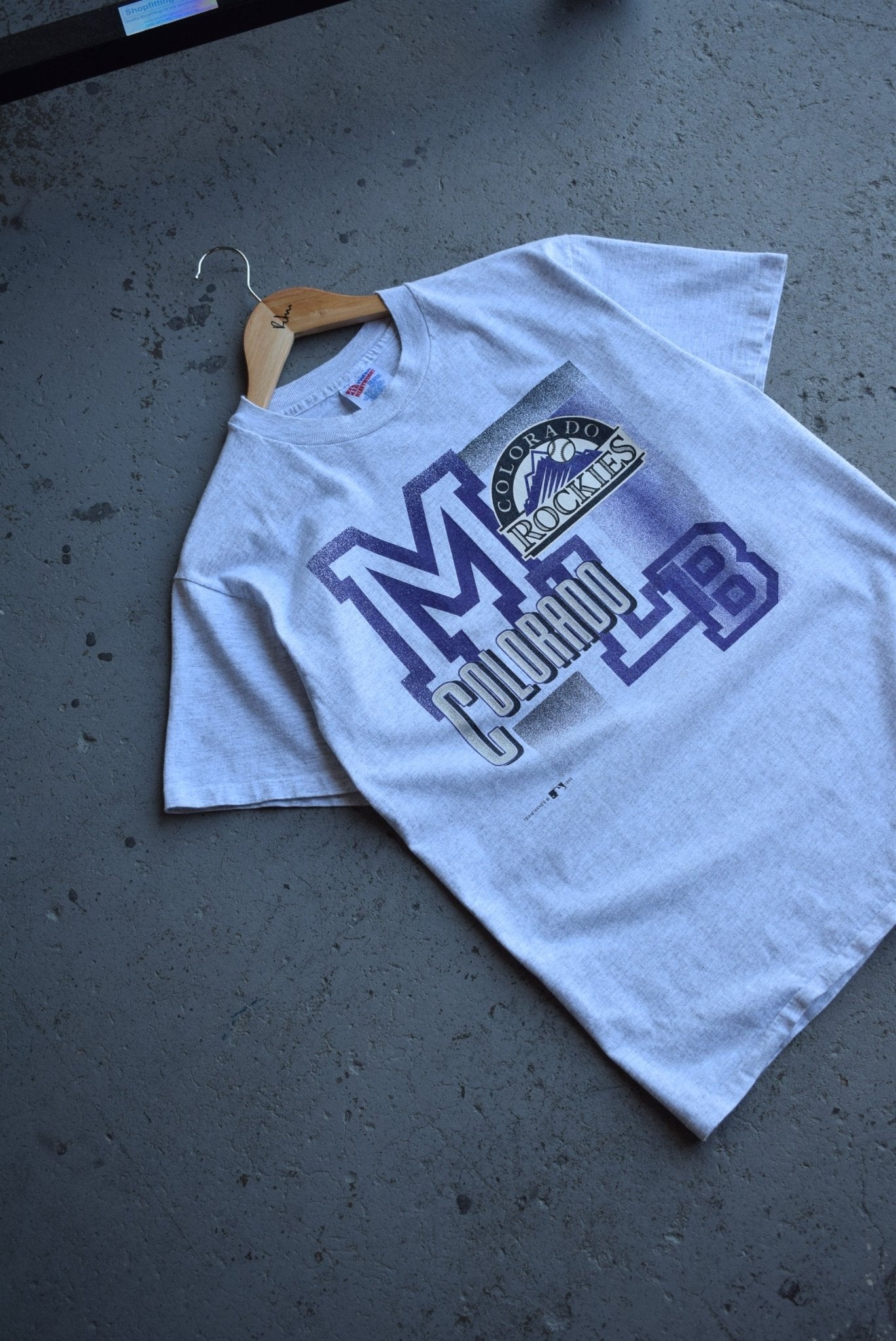 Vintage 1993 MLB Colorado Rockies Tee (M) - Retrospective Store