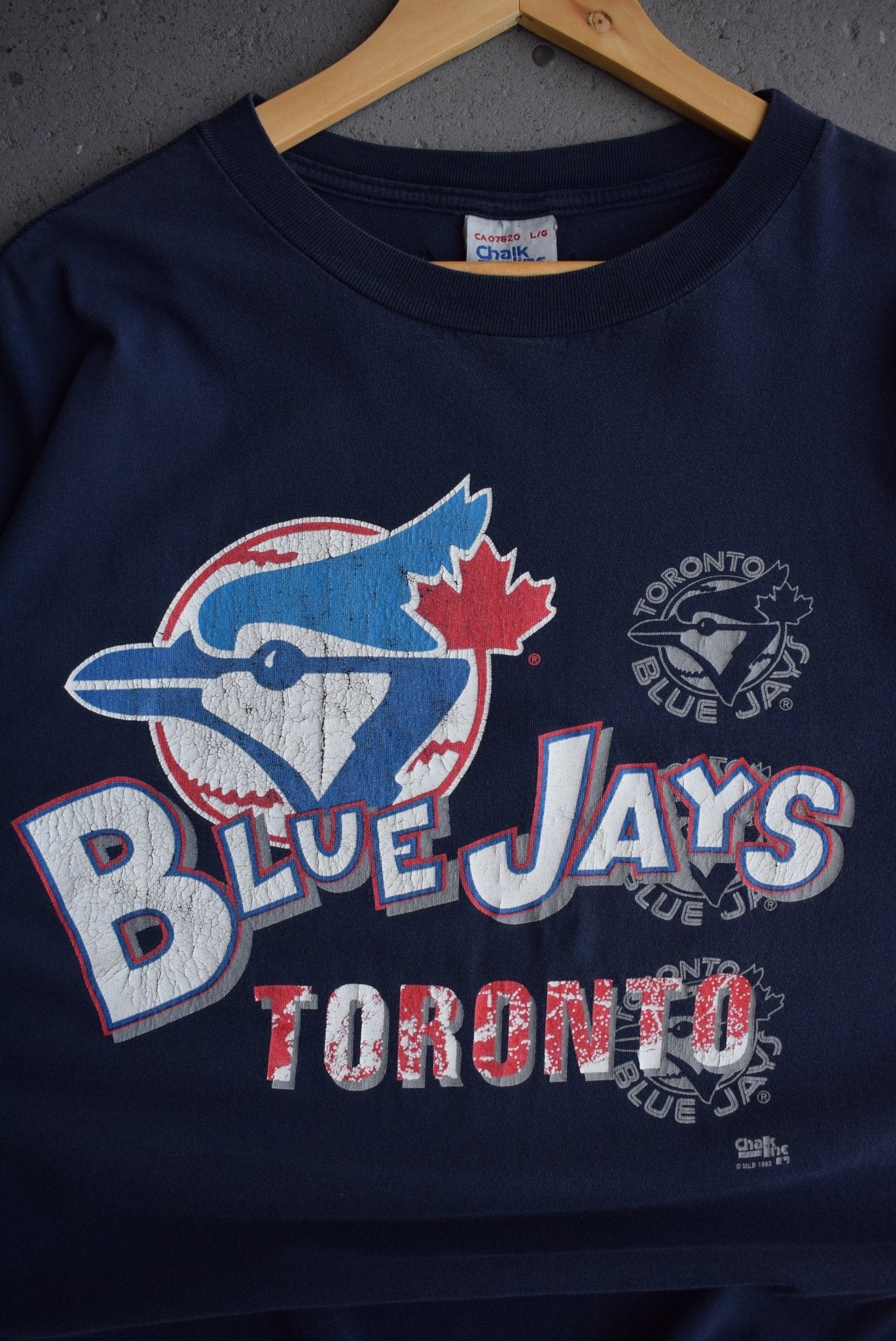 Vintage 1993 MLB Toronto Blue Jays Tee (L) - Retrospective Store