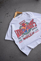 Vintage 1993 NBA Chicago Bulls World Champs 3 - Peat Tee (L) - Retrospective Store
