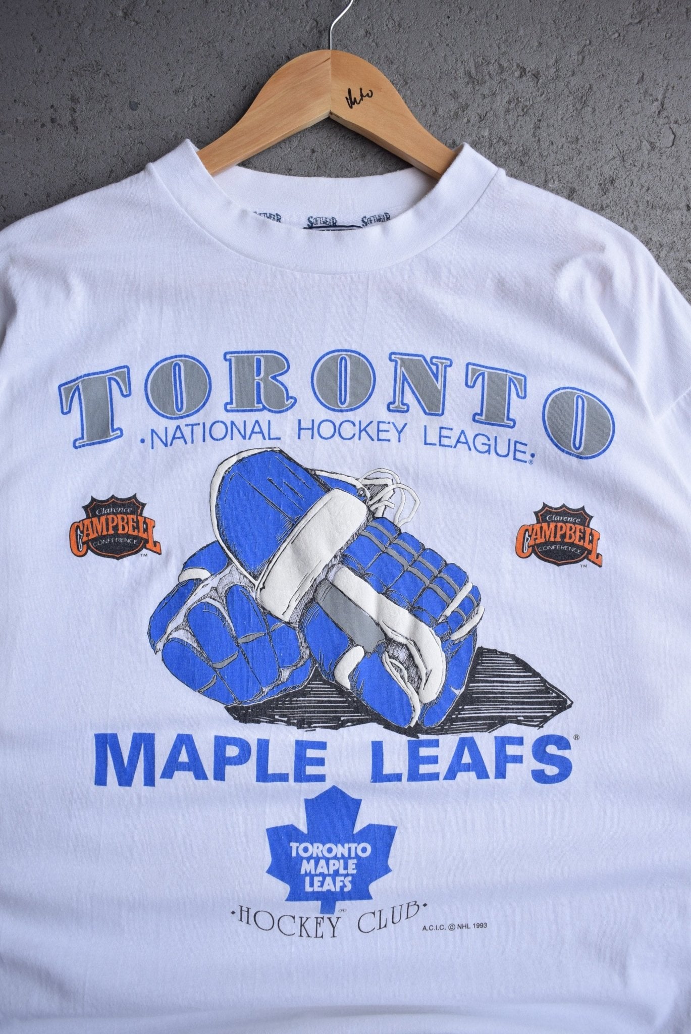 Vintage 1993 NHL Toronto Maple Leafs Tee (XL) - Retrospective Store