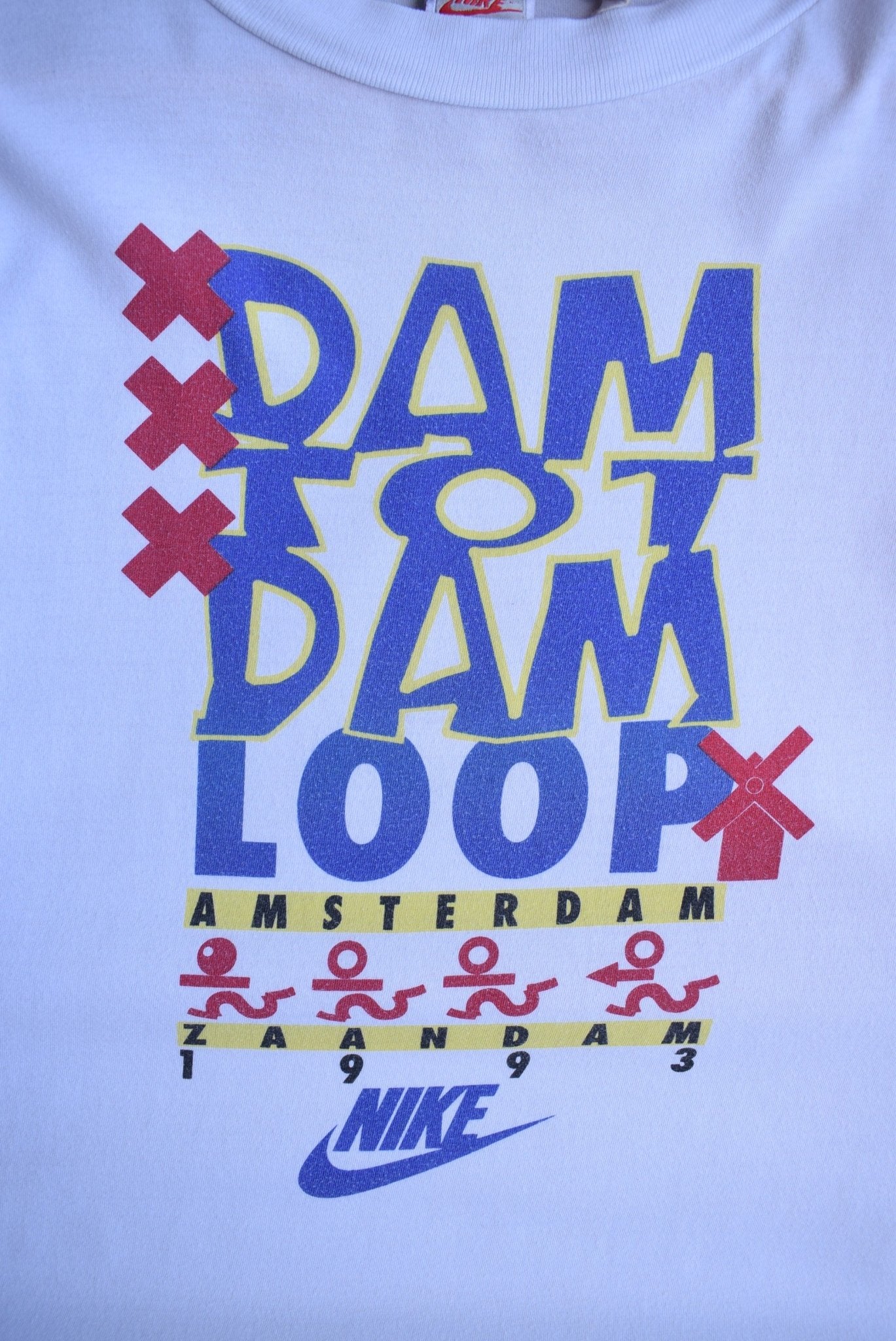 Vintage 1993 Nike Amsterdam Running Festival Tee (XL) - Retrospective Store
