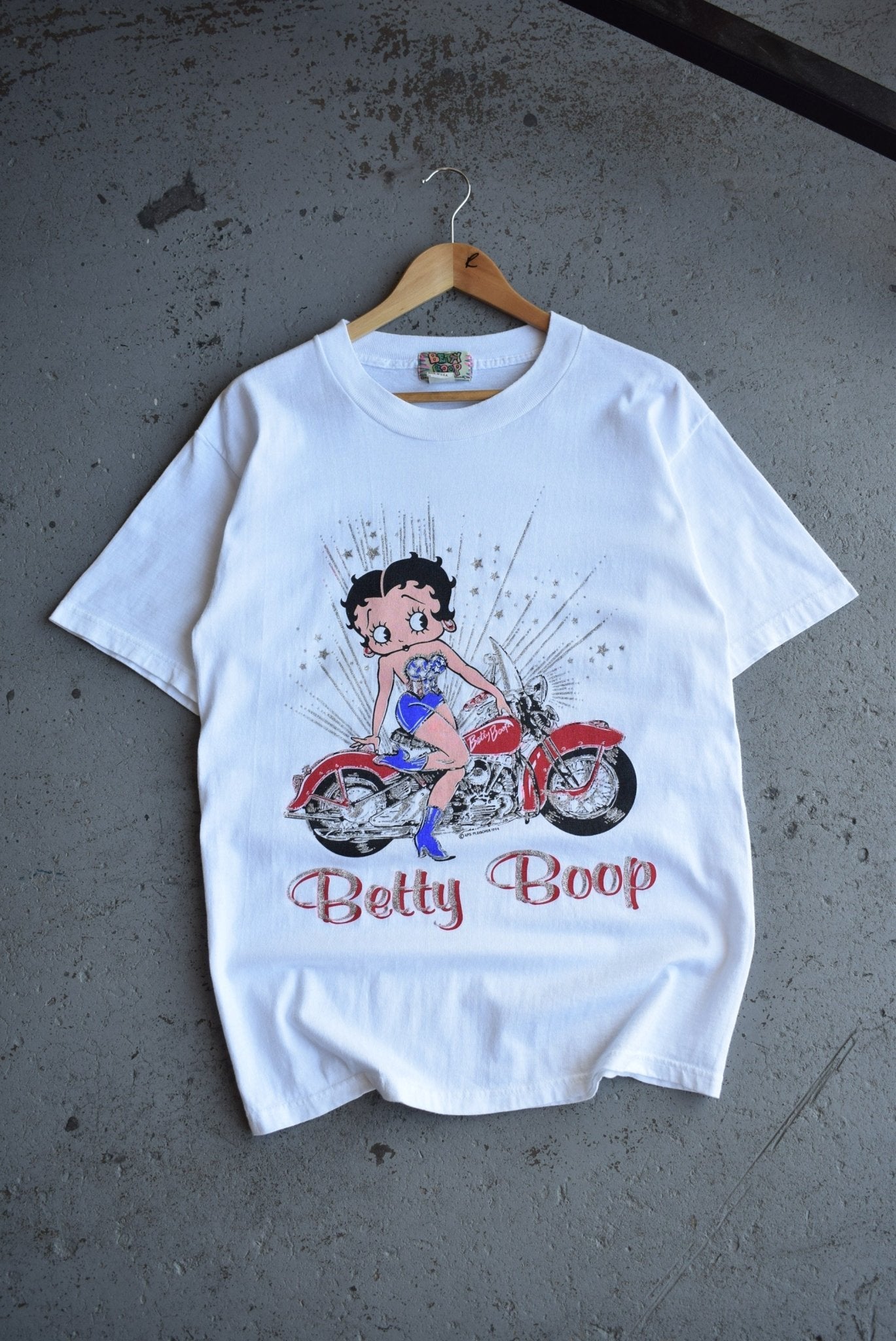 Vintage 1994 Betty Boop Motorcycle Tee (M) - Retrospective Store