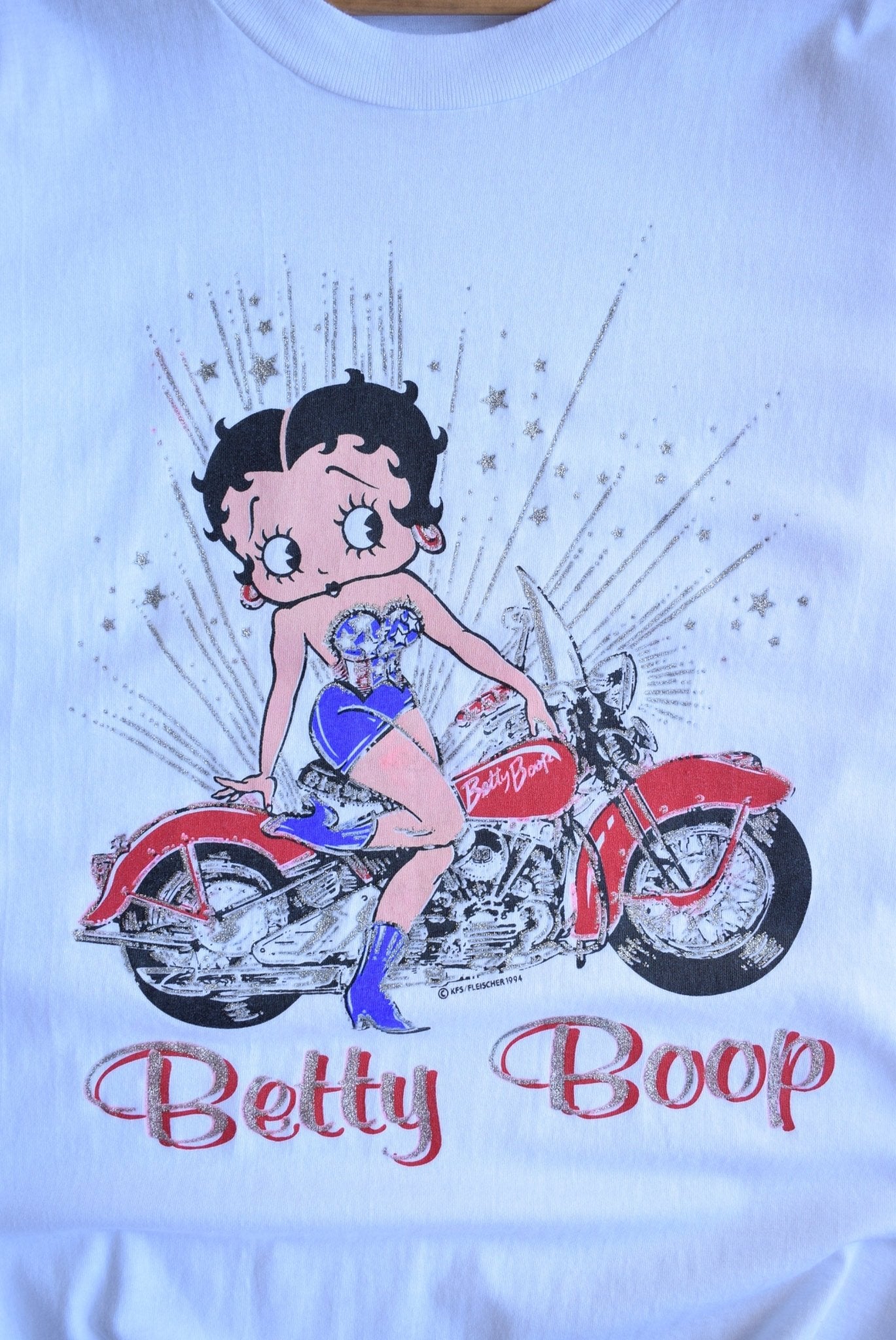 Vintage 1994 Betty Boop Motorcycle Tee (M) - Retrospective Store