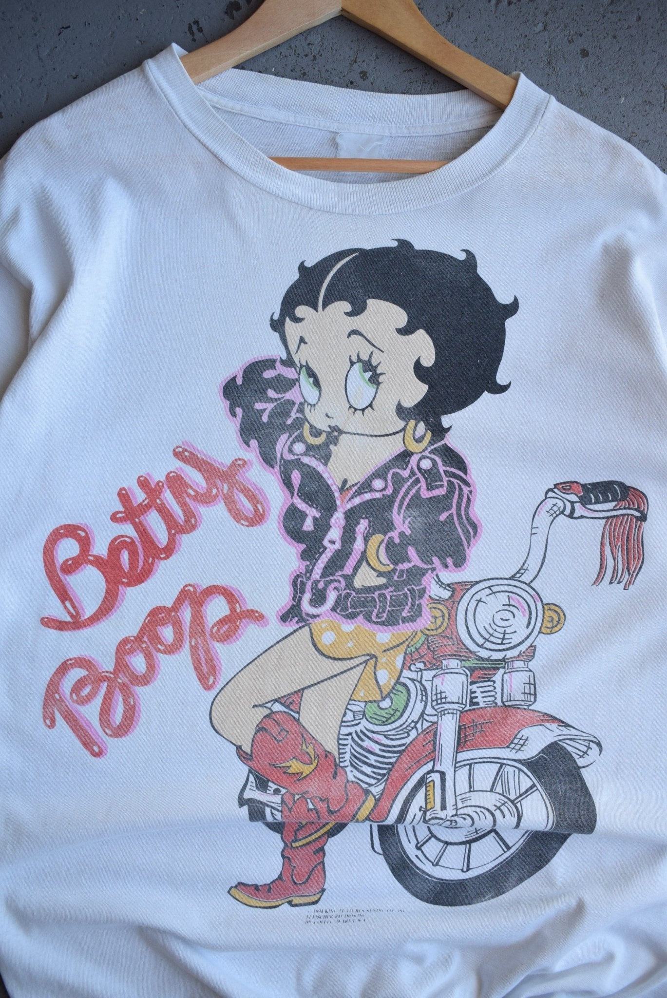 Vintage 1994 Betty Boop Motorcycle Tee (XL) - Retrospective Store