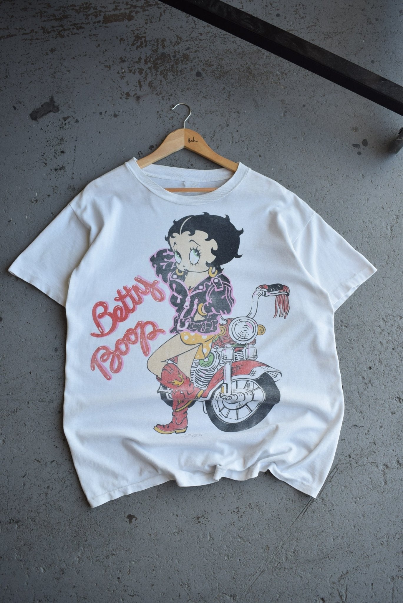 Vintage 1994 Betty Boop Motorcycle Tee (XL) - Retrospective Store