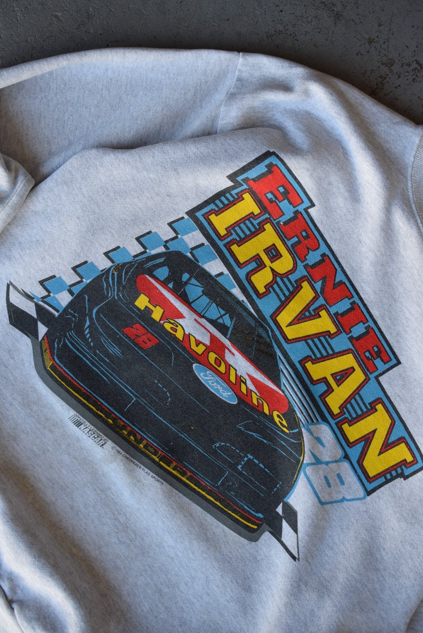 Vintage 1994 NASCAR Ernie Irvan Crewneck (L) - Retrospective Store