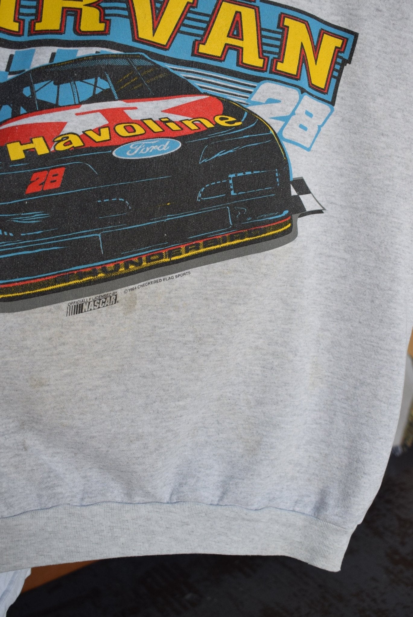 Vintage 1994 NASCAR Ernie Irvan Crewneck (L) - Retrospective Store