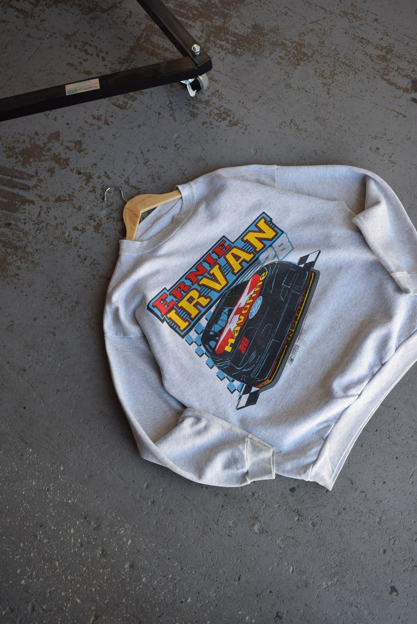 Vintage 1994 NASCAR Ernie Irvan Crewneck (L) - Retrospective Store