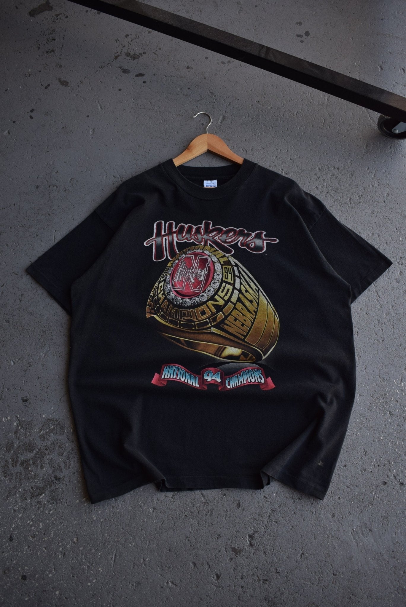 Vintage 1994 Salem x University of Nebraska National Champions Tee (XXL) - Retrospective Store