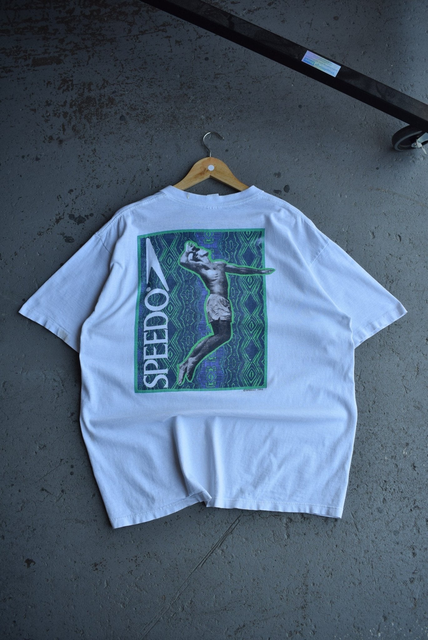 Vintage 1994 Speedo Volleyball Tee (XL) - Retrospective Store