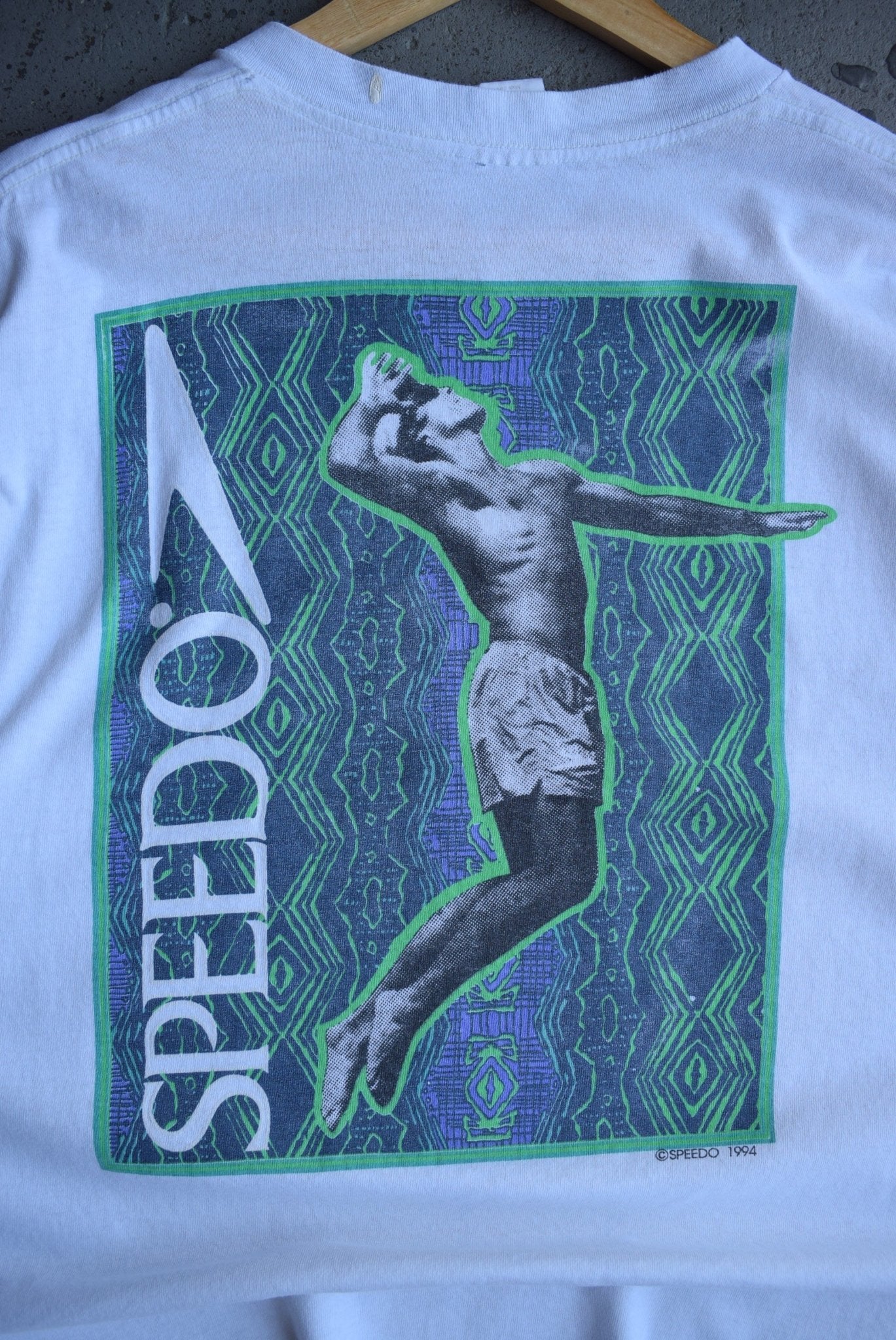 Vintage 1994 Speedo Volleyball Tee (XL) - Retrospective Store