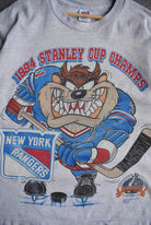 Vintage 1994 Warner Bros. x NHL New York Rangers Champions Tee (L/XL) - Retrospective Store