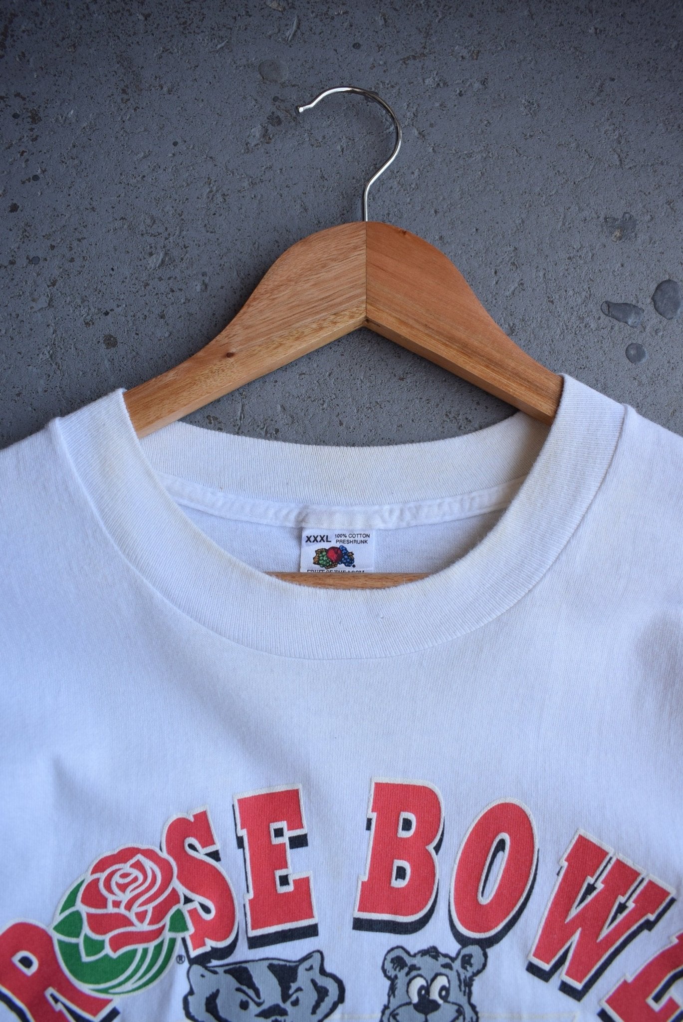 Vintage 1994 Wisconsin vs UCLA Rose Bowl Tee (3XL) - Retrospective Store