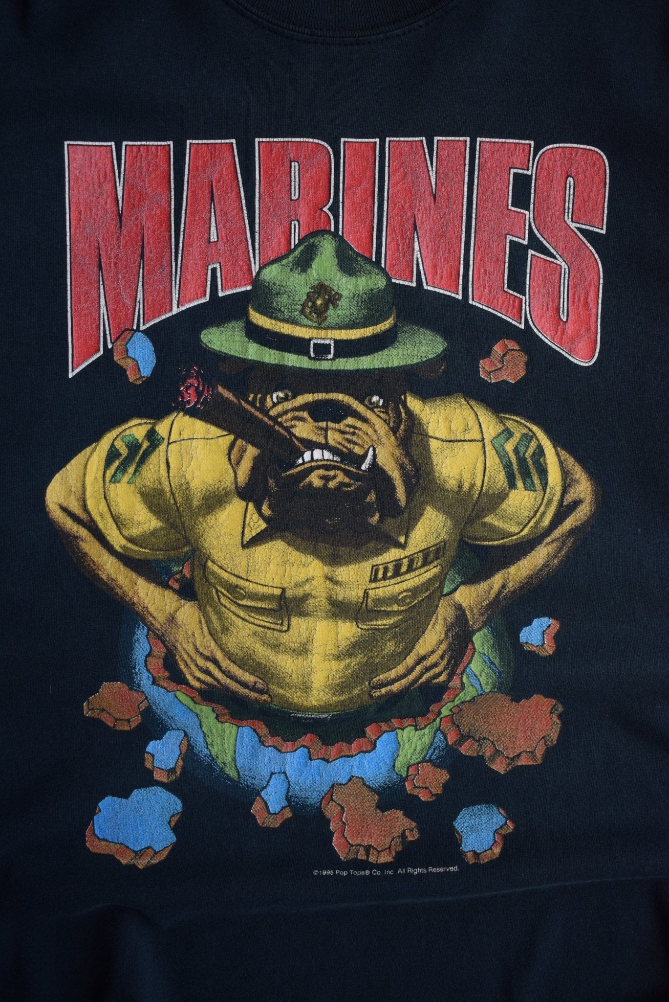 Vintage 1995 Marines Graphic Tee (L) - Retrospective Store