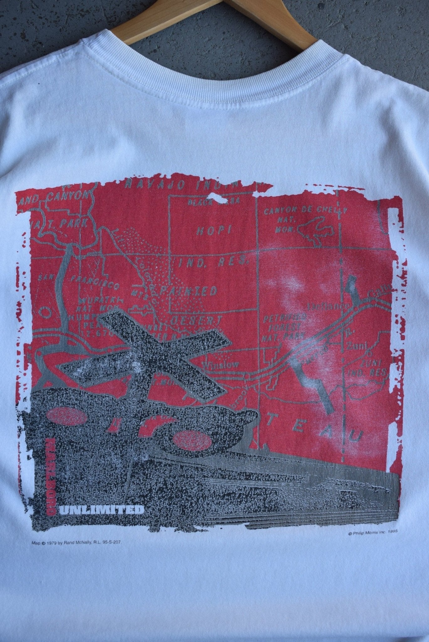 Vintage 1995 Marlboro Unlimited Pocket Tee (XL) - Retrospective Store