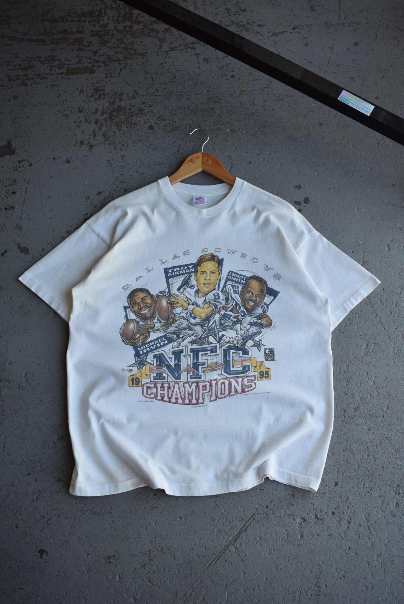 Vintage 1995 NFL Dallas Cowboys Champions Tee (L) - Retrospective Store