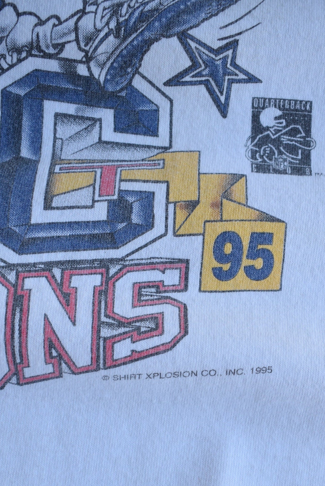 Vintage 1995 NFL Dallas Cowboys Champions Tee (L) - Retrospective Store