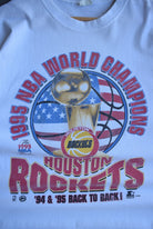 Vintage 1995 Starter x NBA Houston Rockets Champions Tee (XL/XXL) - Retrospective Store