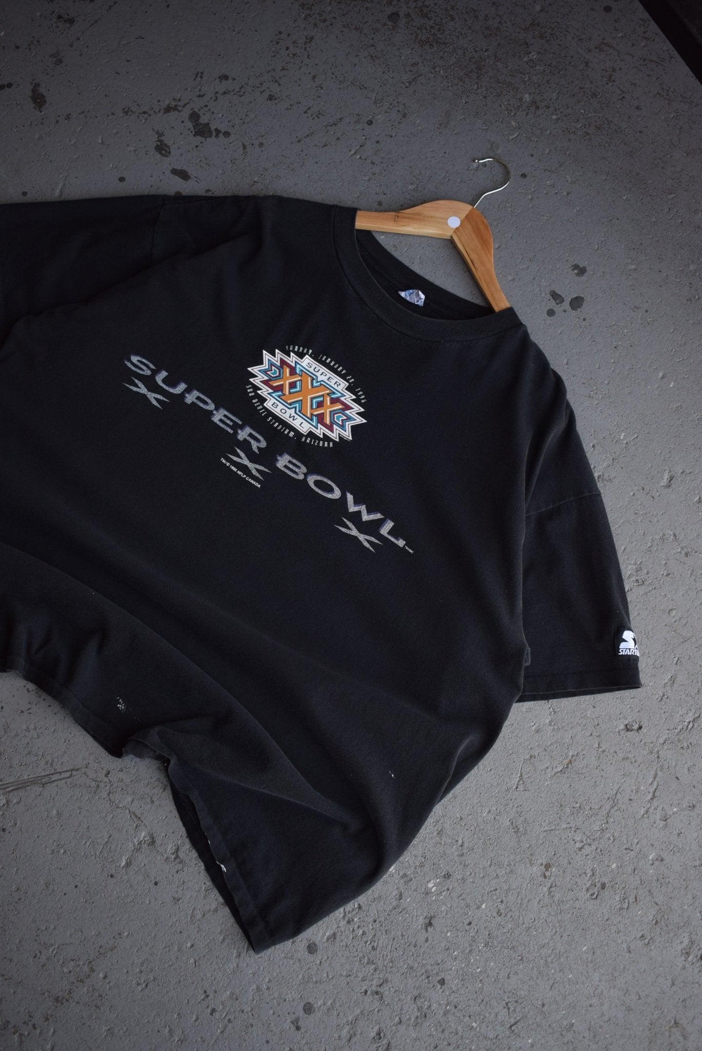 Vintage 1995 Starter x NFL Superbowl XXX Tee (XL) - Retrospective Store