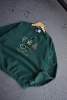 Vintage 1996 Atlanta Olympics Team USA Embroidered Crewneck (XL) - Retrospective Store