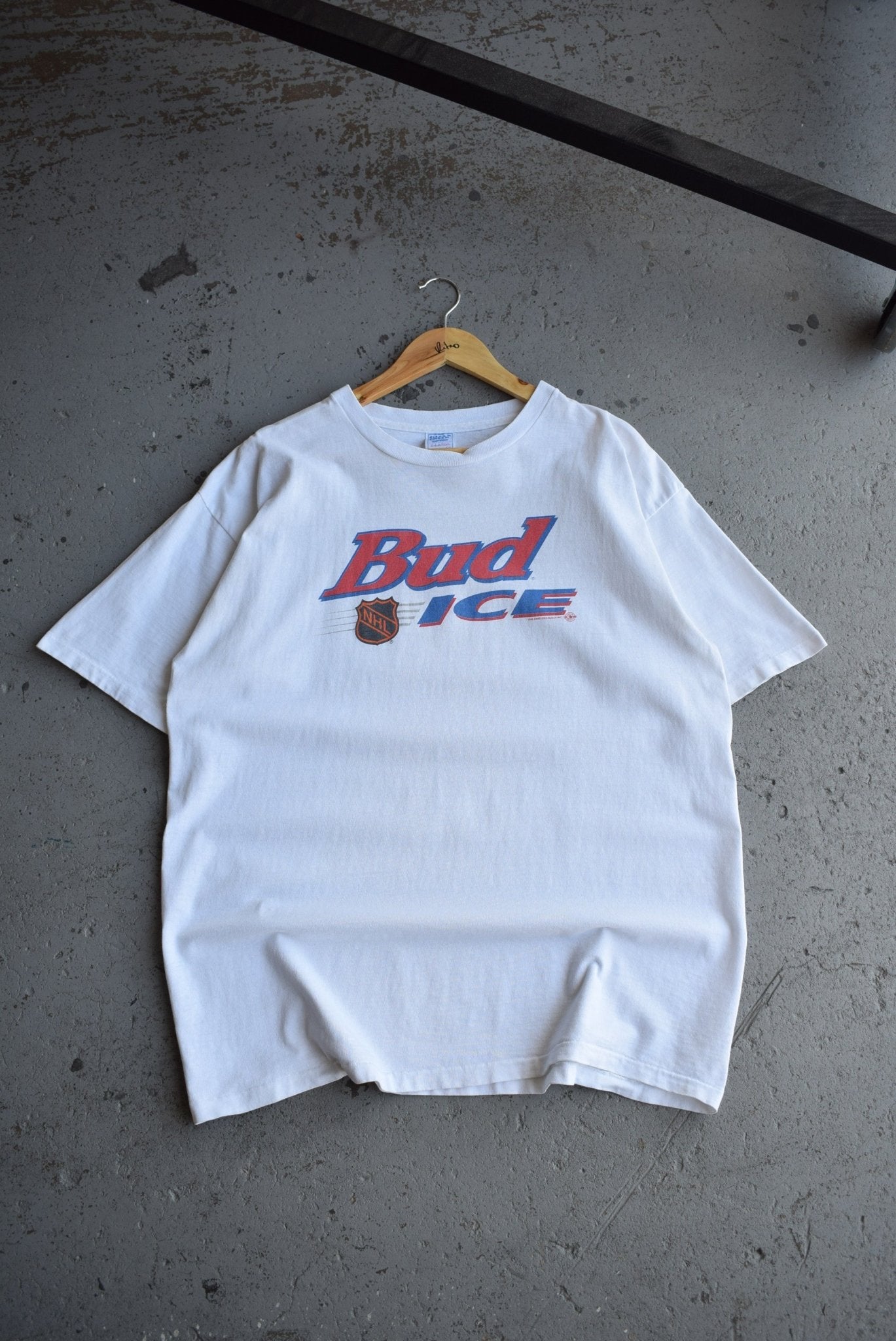 Vintage 1996 Budweiser x NHL Tee (L/XL) - Retrospective Store