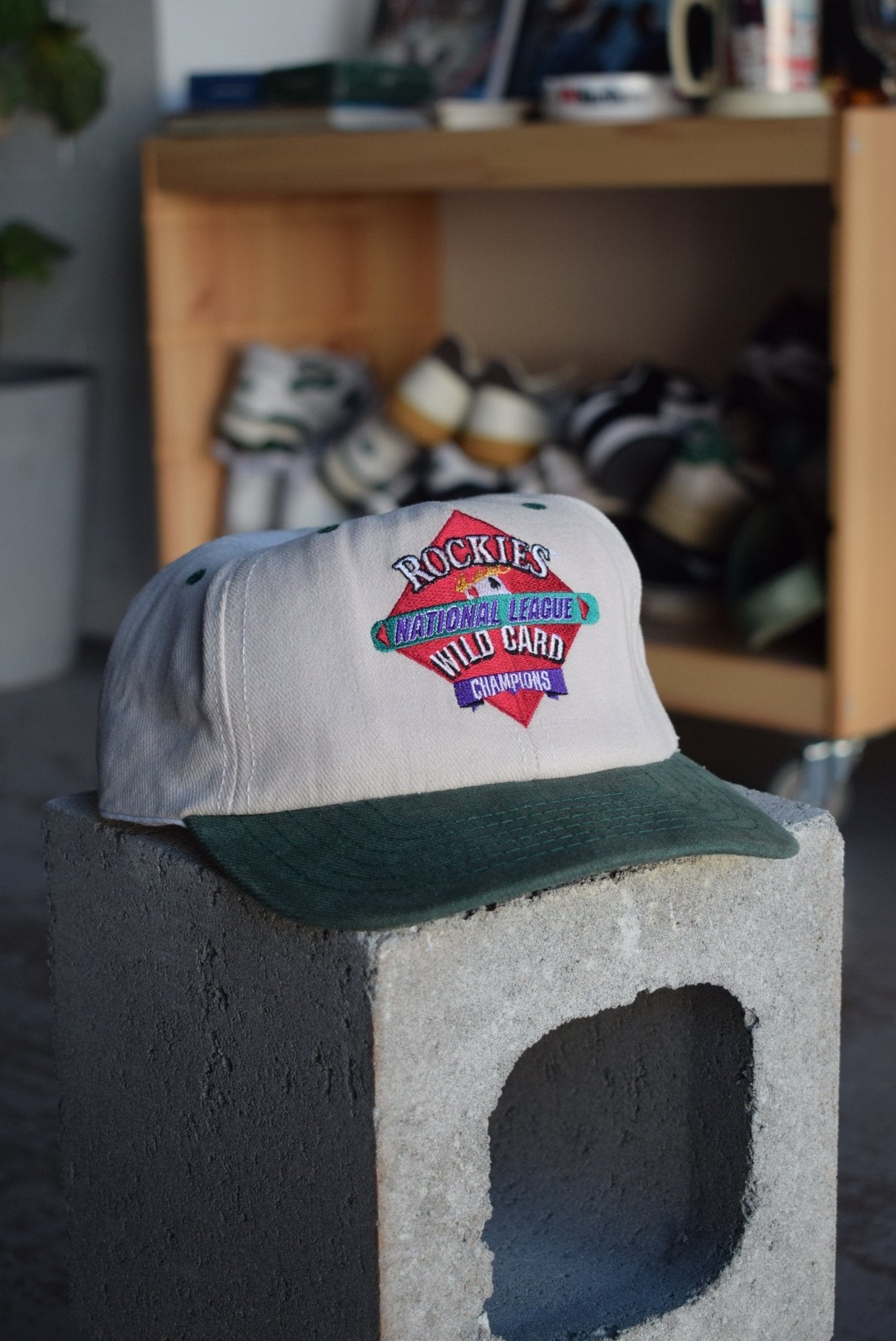 Vintage 1996 MLB Colorado Rockies Champions Embroidered Hat - Retrospective Store