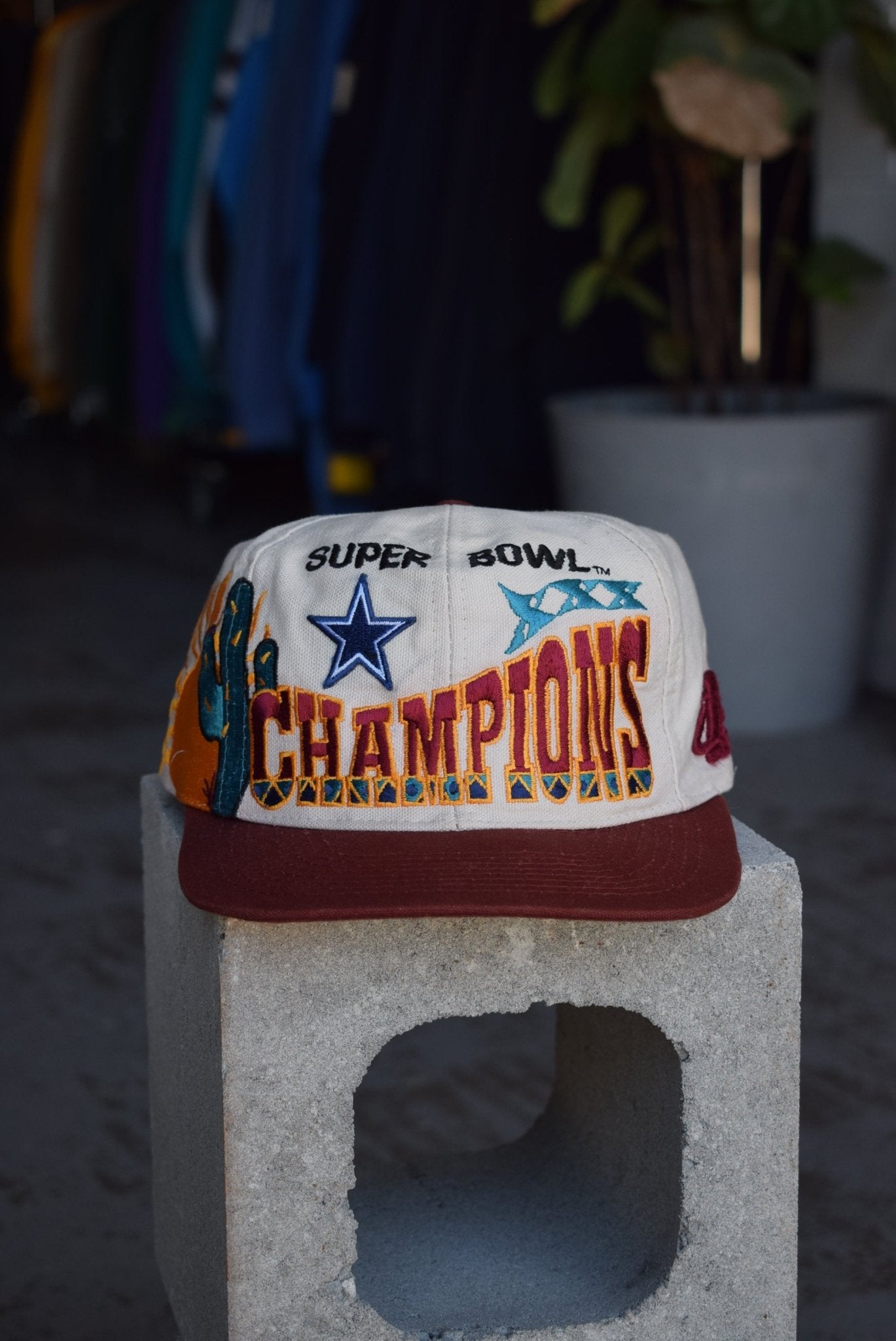 Vintage 1996 NFL Dallas Cowboys Superbowl XXX Champions Embroidered Hat - Retrospective Store