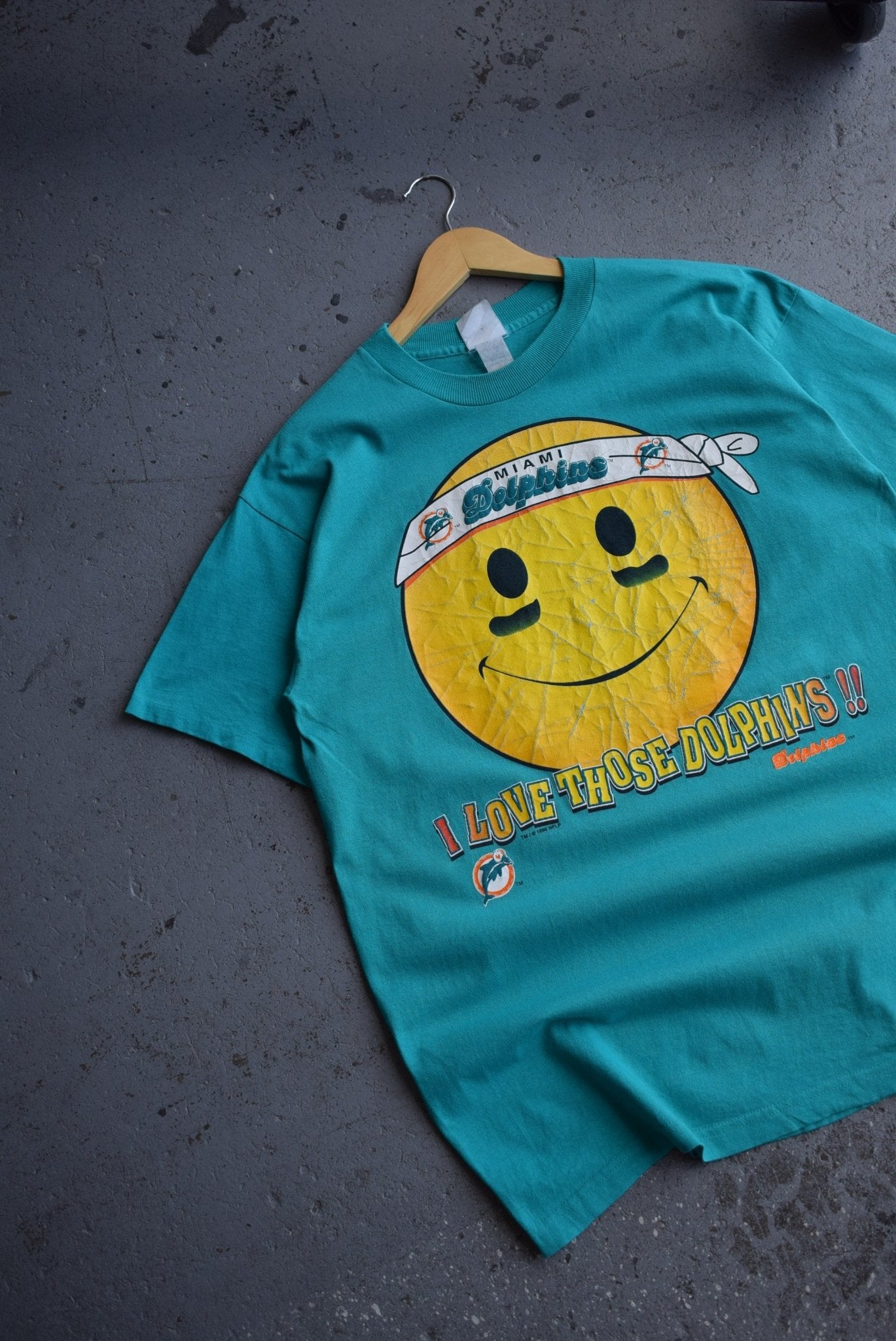 Vintage 1996 NFL Miami Dolphins Tee (L) - Retrospective Store