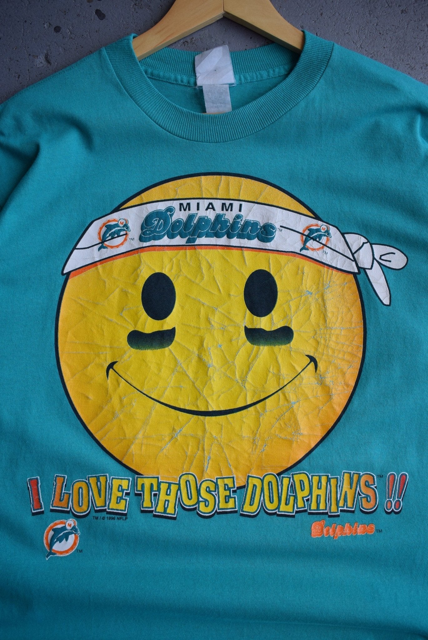 Vintage 1996 NFL Miami Dolphins Tee (L) - Retrospective Store
