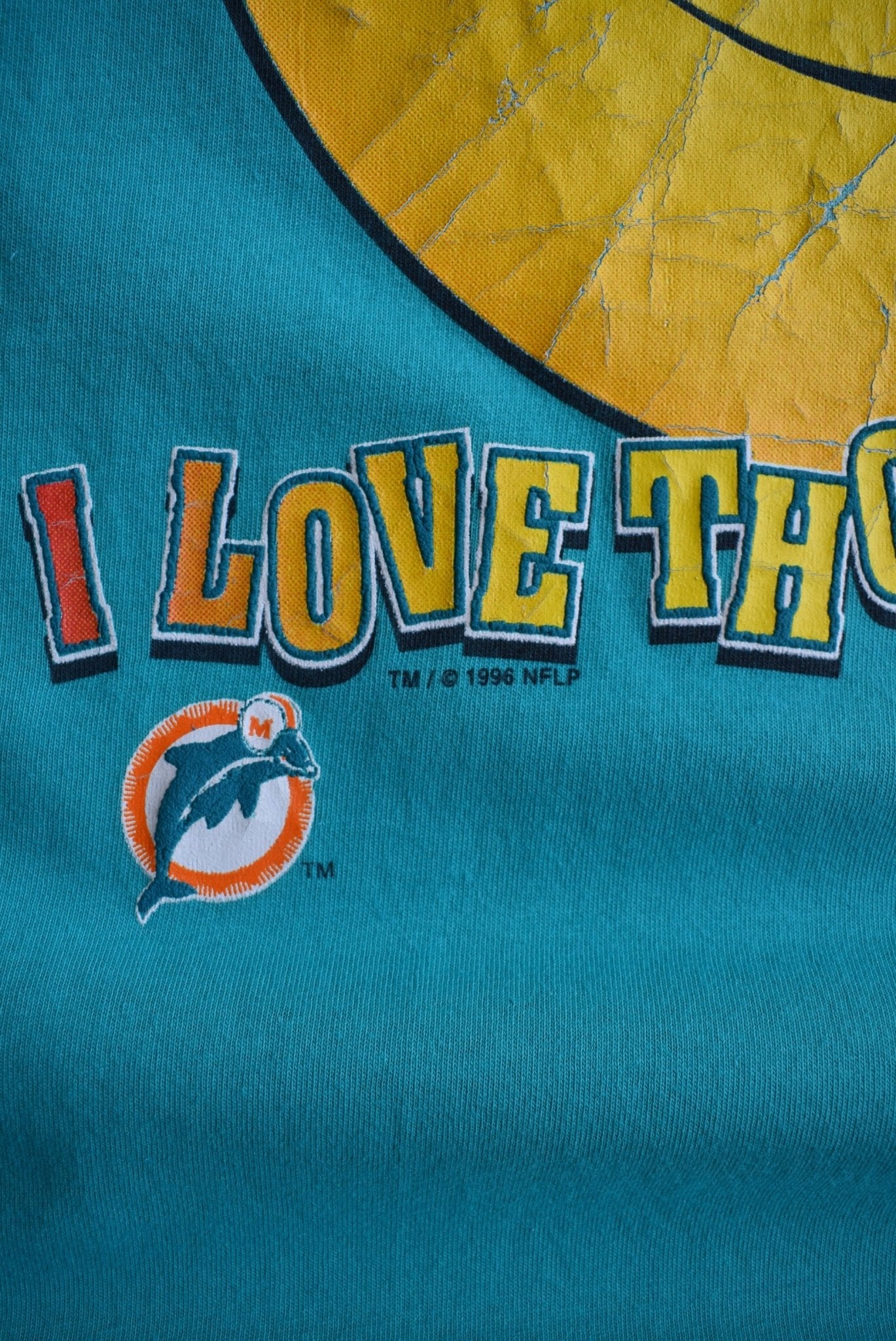 Vintage 1996 NFL Miami Dolphins Tee (L) - Retrospective Store